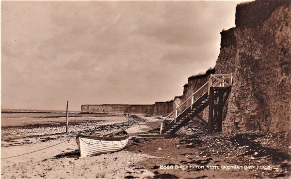 Steps to beach c 1937